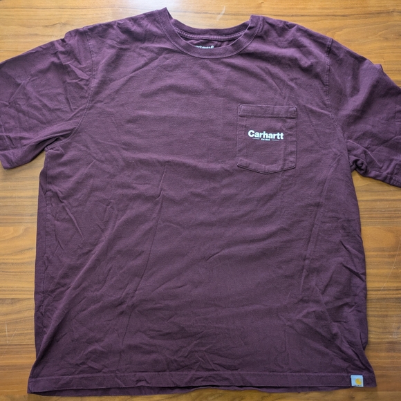 Carhartt Other - Carhartt Men's Maroon Pocket T-Shirt